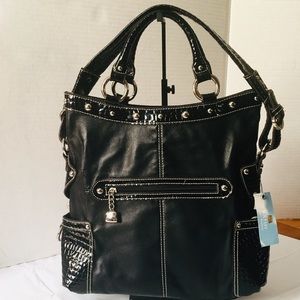 NWT Kathy Van Zeeland Double Dip Flap Shopper!